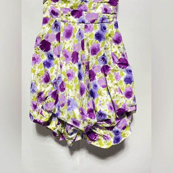 Floral Bubble Dress Junior’s Size 1 spaghetti strap - Picture 13 of 17